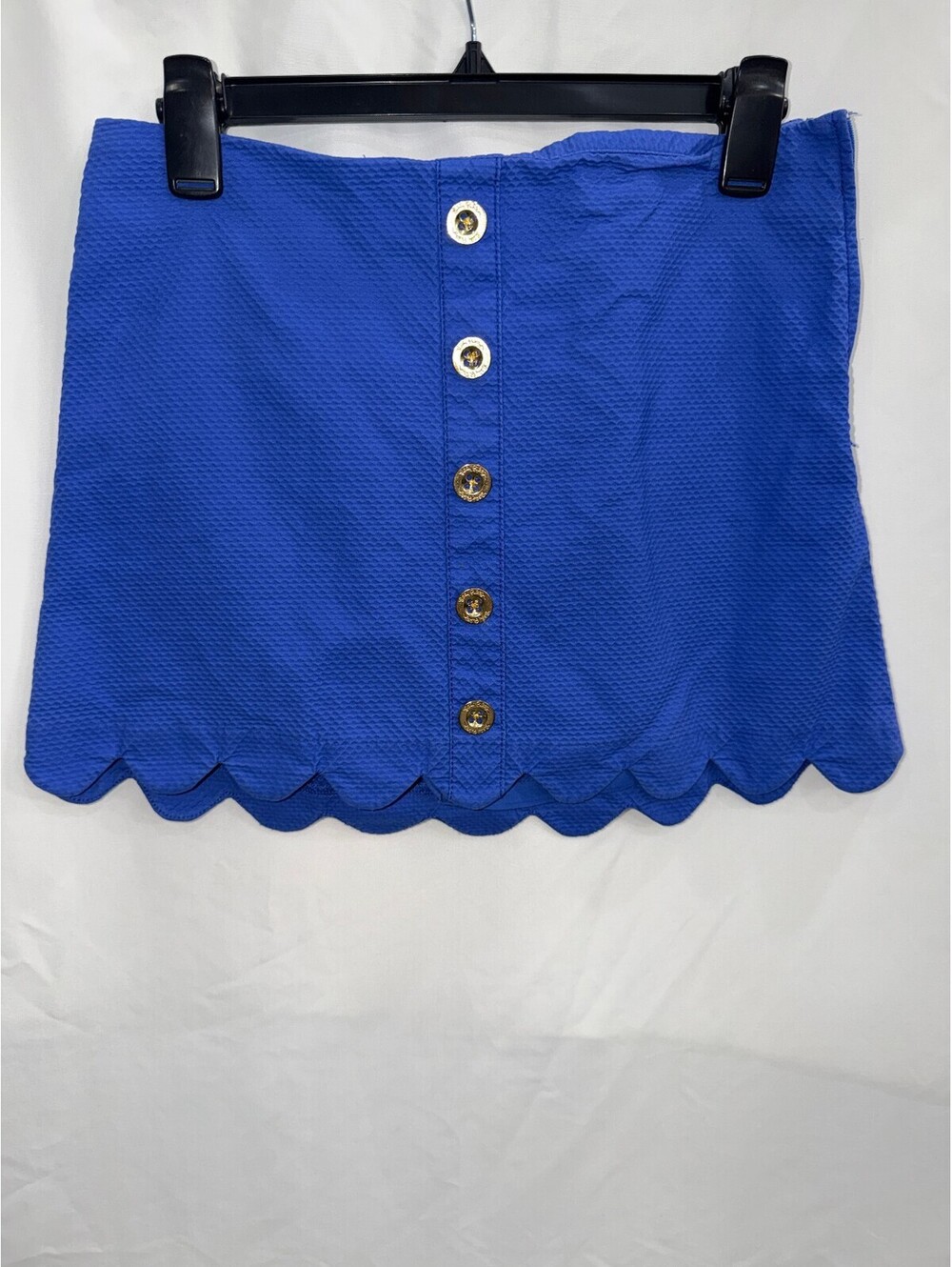 Lilly Pulitzer Blue Scalloped Hem Skort Size 4